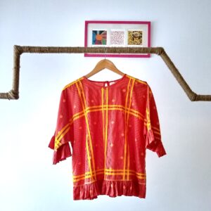 Stripe Tangerine Top