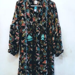 Flower Power Tassel Dress