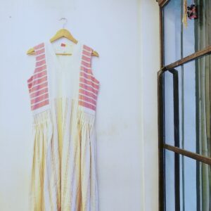 Sorbet Pink Pleated Dress