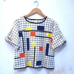 Mondrian Woven Tee