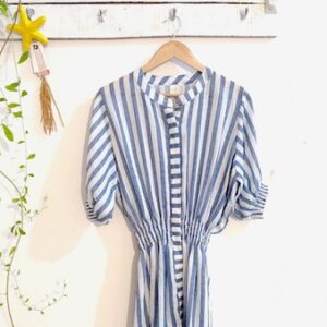 Smock Waist Stripe Dress