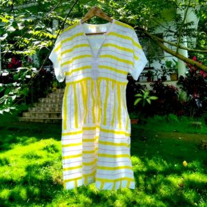 Sunshine Stripe Tiered Dress