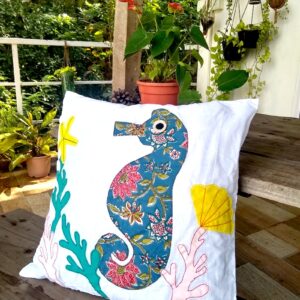 Sea Life Cushion cover ( Single)