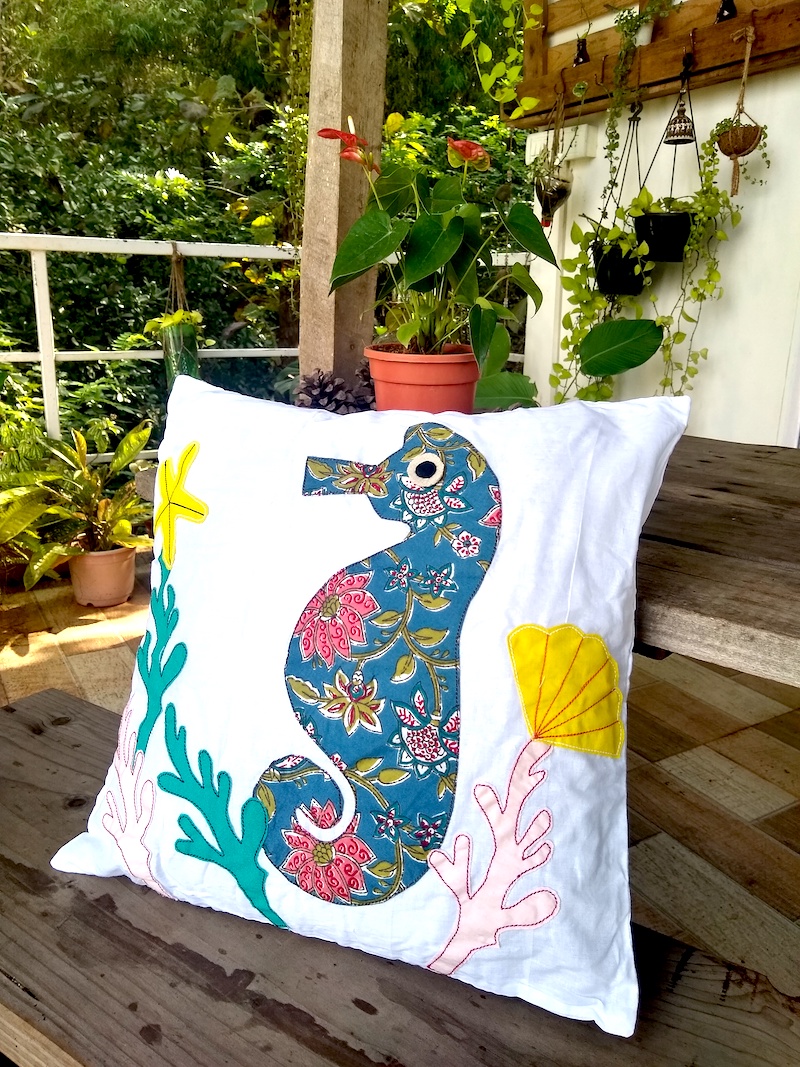 Sea life deals pillow covers
