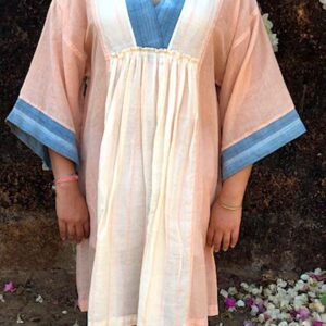 Peaches and Cream Kaftan dress